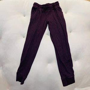 Dark Purple Girl Joggers